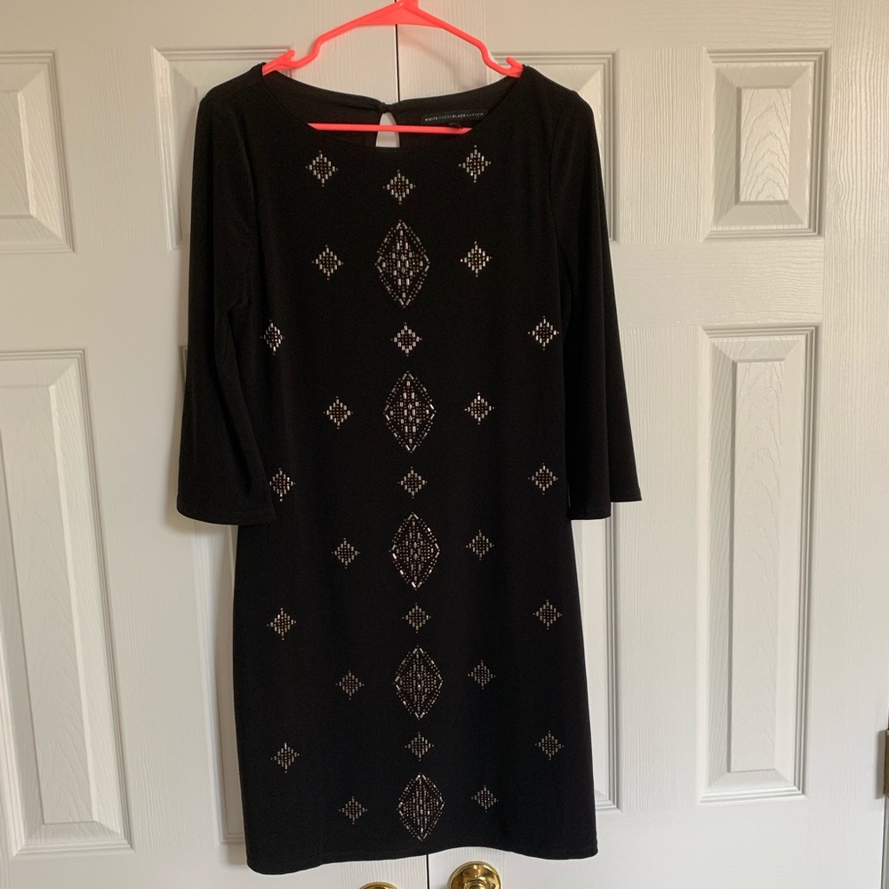 Embellished black dress